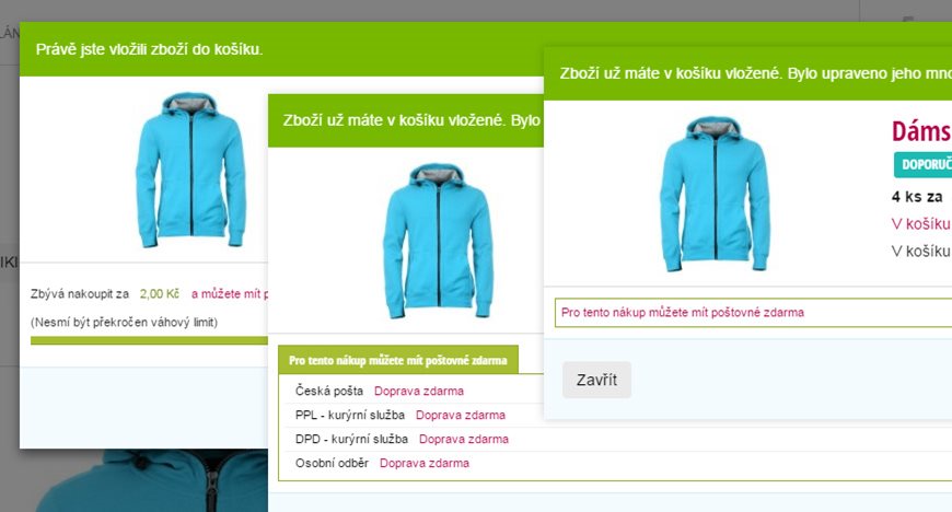 Zobrazení dopravy zdarma