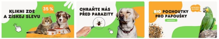 Bannery s klíčovým sdělením – ukázka